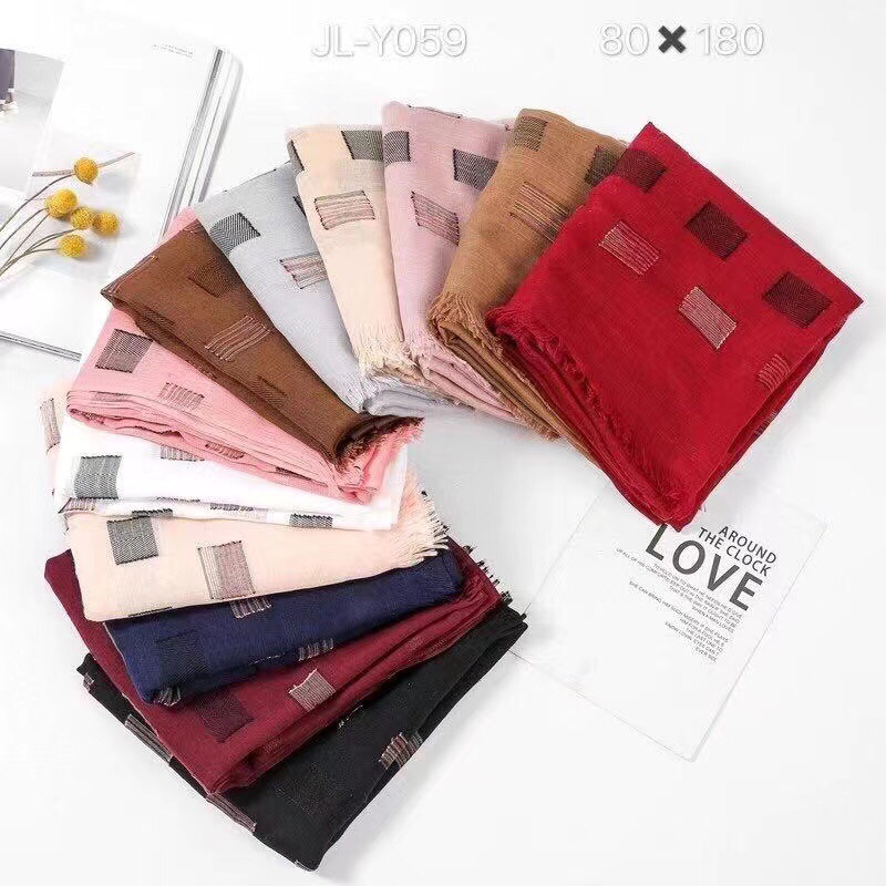 023 Color Cut Flower Scarf Shawl Sunscreen Popular Fashion Trend National Wind Headscarf