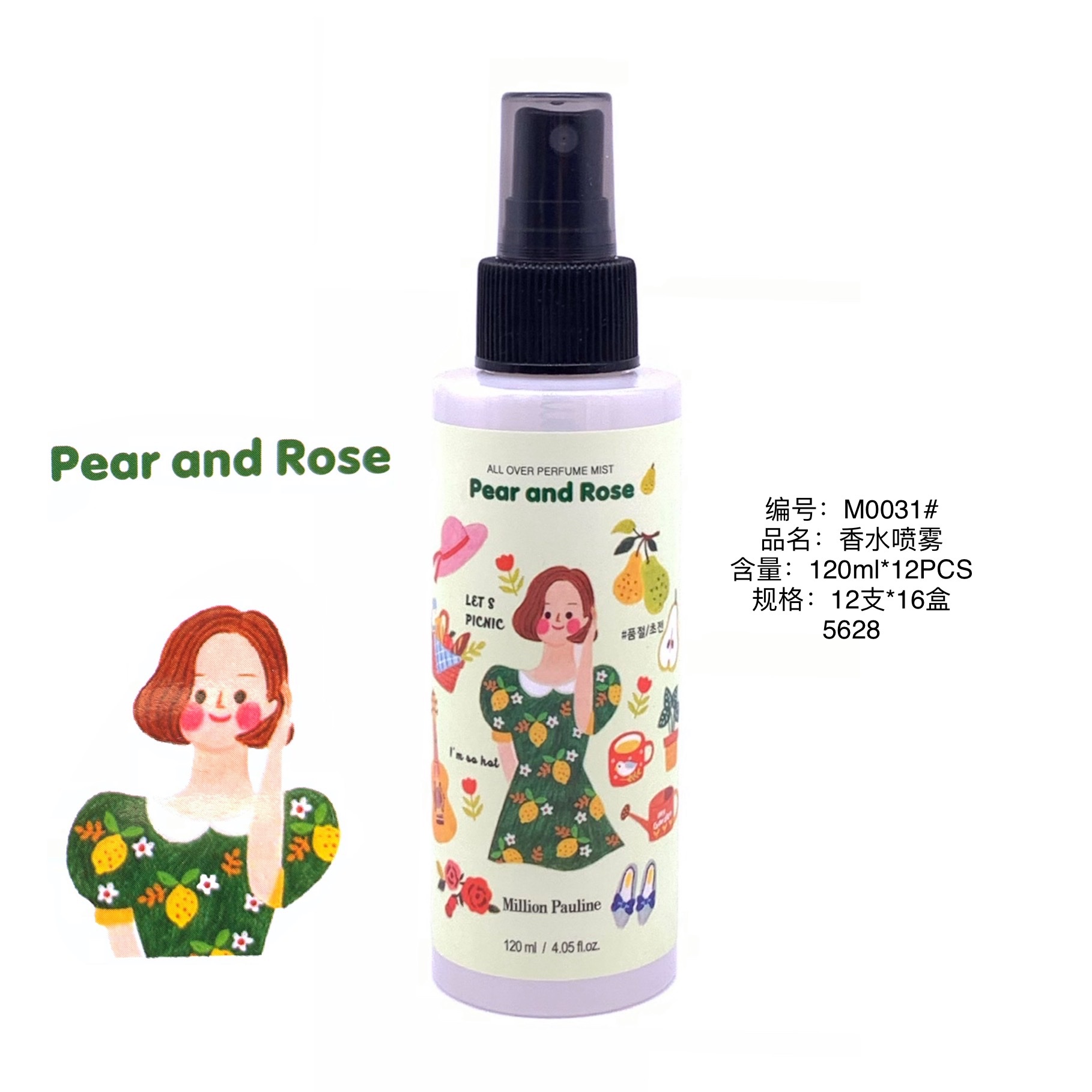 Million Lotus Perfume Spray Specification image