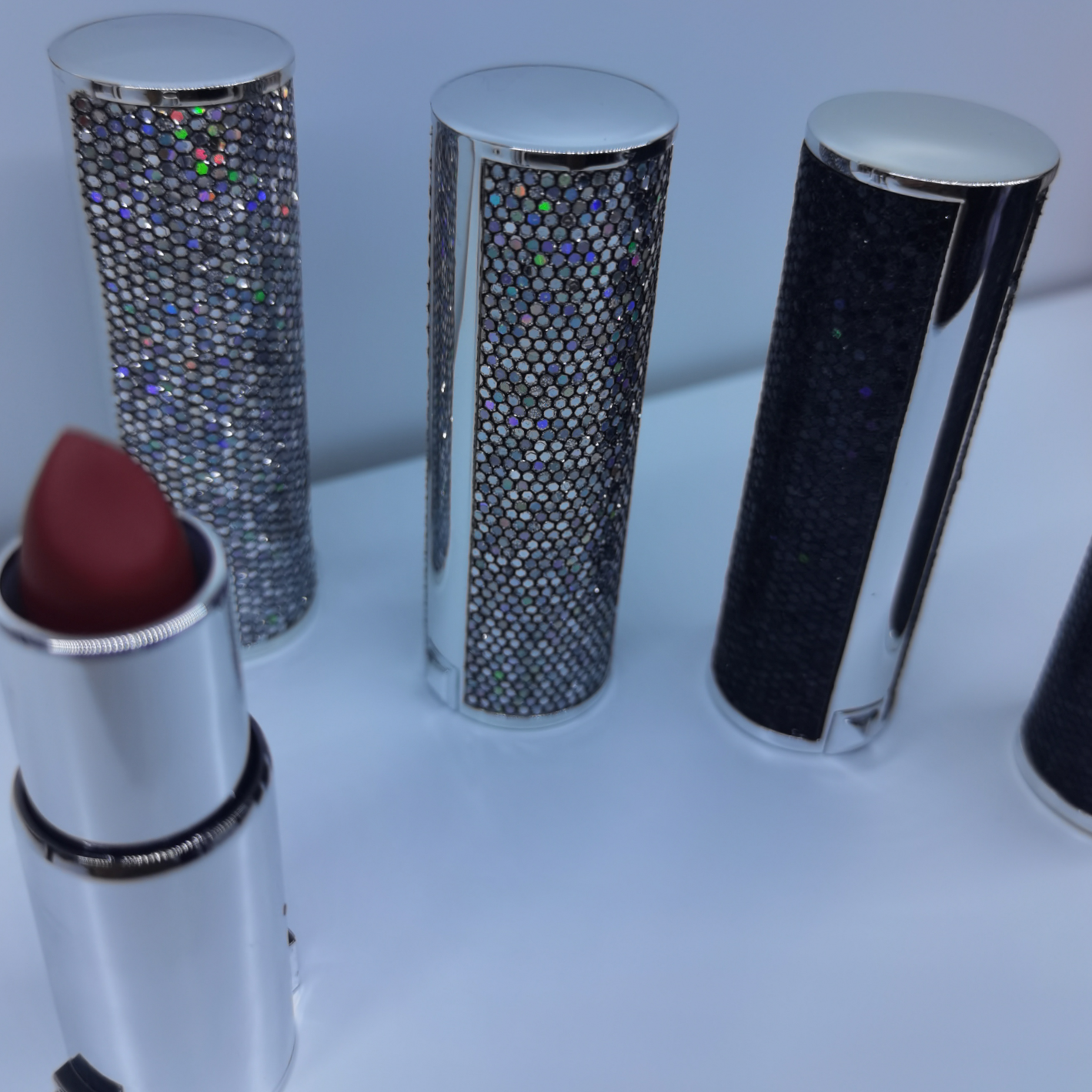 定制外贸镶砖款唇彩口红lip gloss. stick