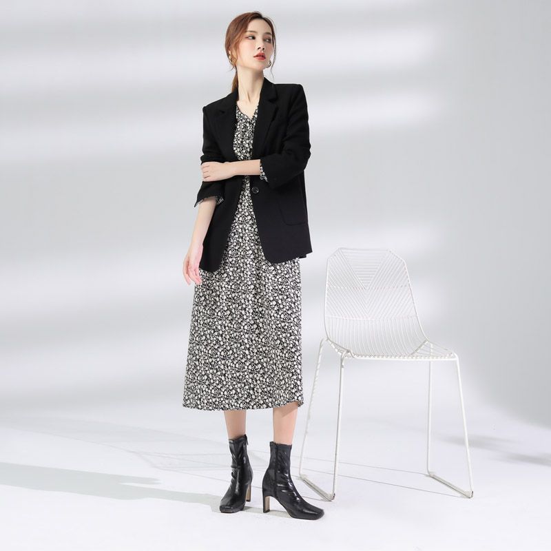 Jimmy Seio brand women's loose Korean-style Spring and Autumn 2021 new style casual small suit jacket details Picture
