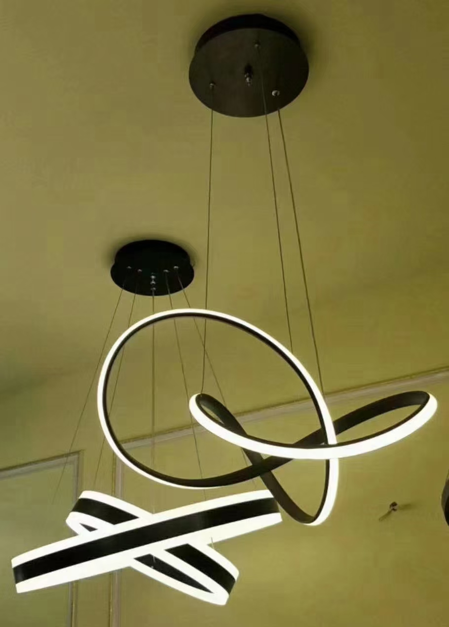 Unbrand-name LED household chandelier, 3-color variable light, modern and simple lighting fixture, model supplement 104 pic 8