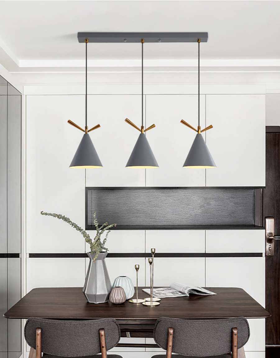 Bedroom, dining room, study, Nordic IKEA single-head chandelier Application Scenario