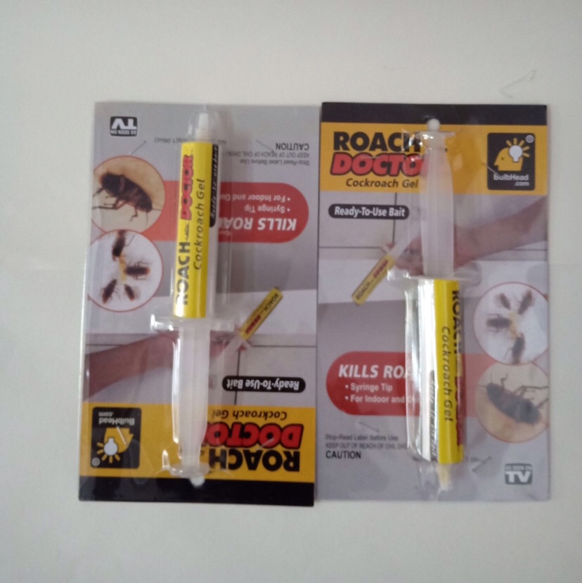 Roach doctor 蟑螂药 驱虫灭虫 针筒型环保型氯虫精螂胶饵器