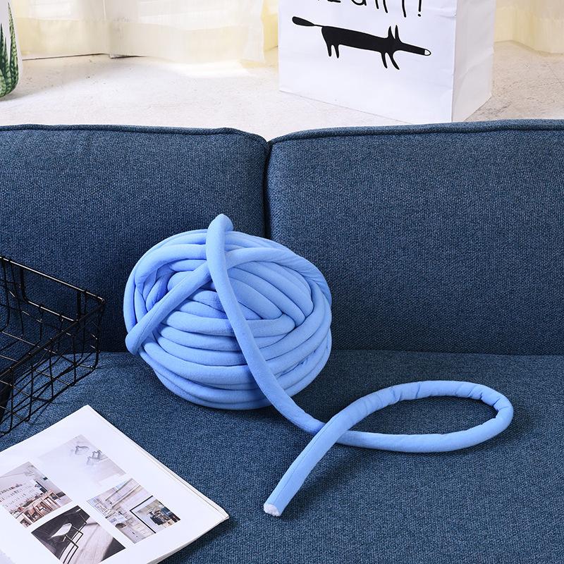 灌芯纱 毛线编织可机洗不易掉毛编织毛毯定制产品图