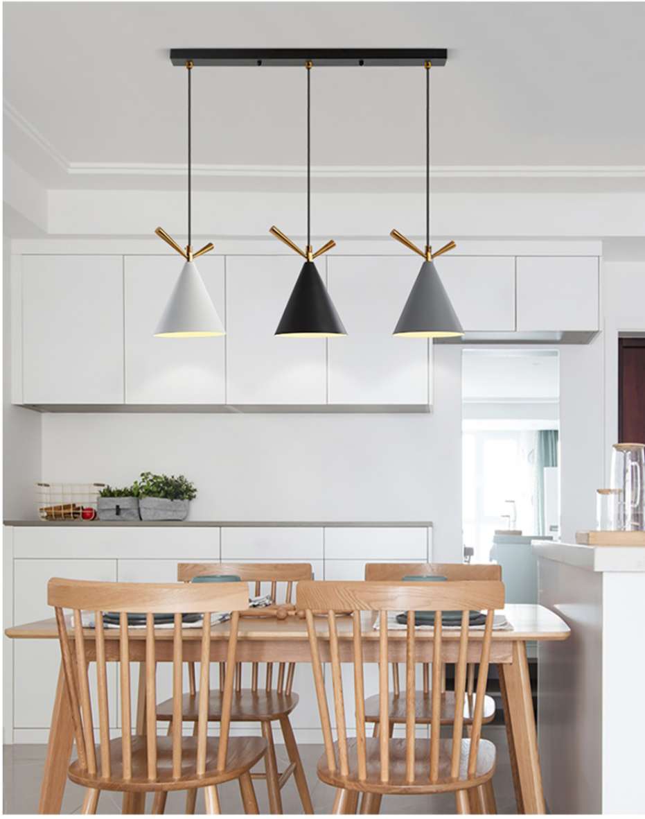 Bedroom, dining room, study, Nordic IKEA single-head chandelier Specification image