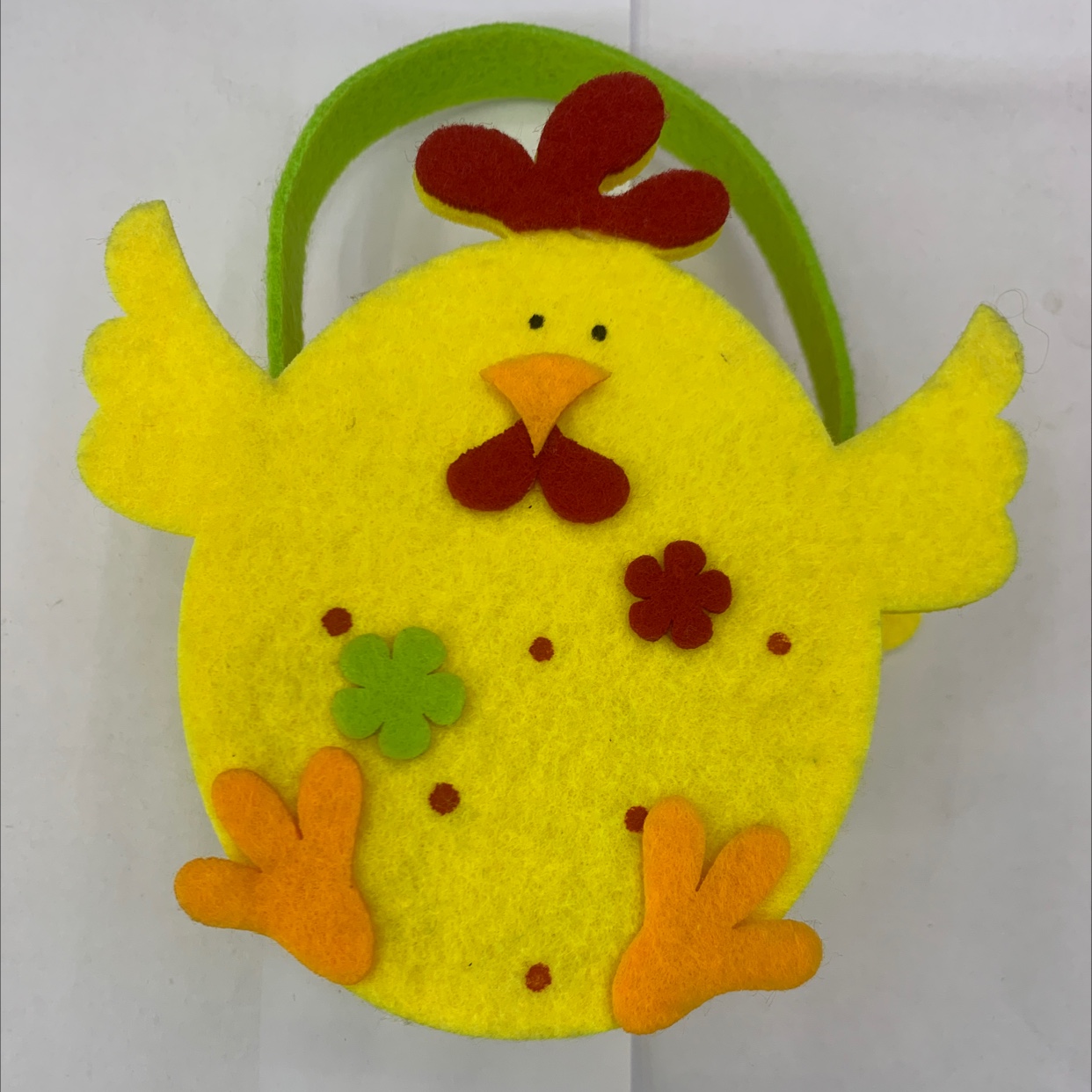 Non-woven fabric felt fabric Easter screen-opening chicken tote bag Feifei 121