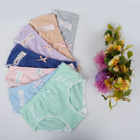 Ladies And Girls Triangle Flat Seamless Seamless Panties 695