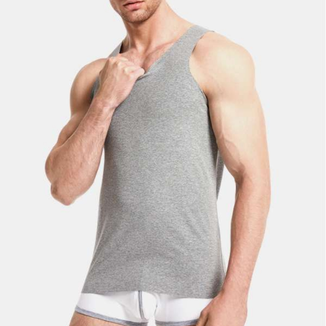 Men's Lycra Vest Comfortable Summer Vest Men's Slim Stretch Base Men's Halter Plus Size Breathable Undershirt Men's Underwear