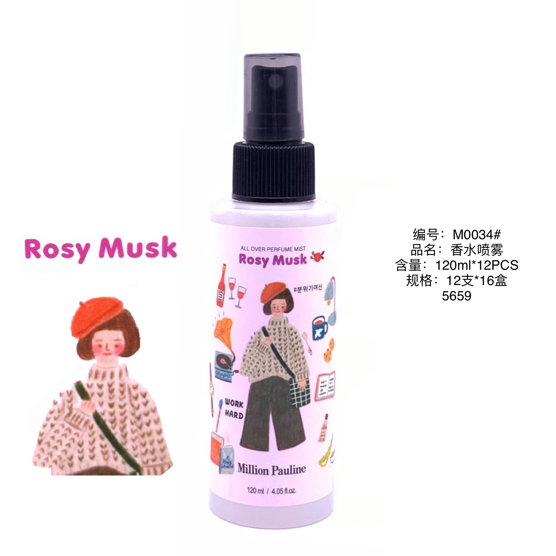Million Lotus Perfume Spray details Picture