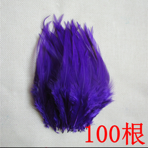 鸡毛白尖2-4英寸深紫色