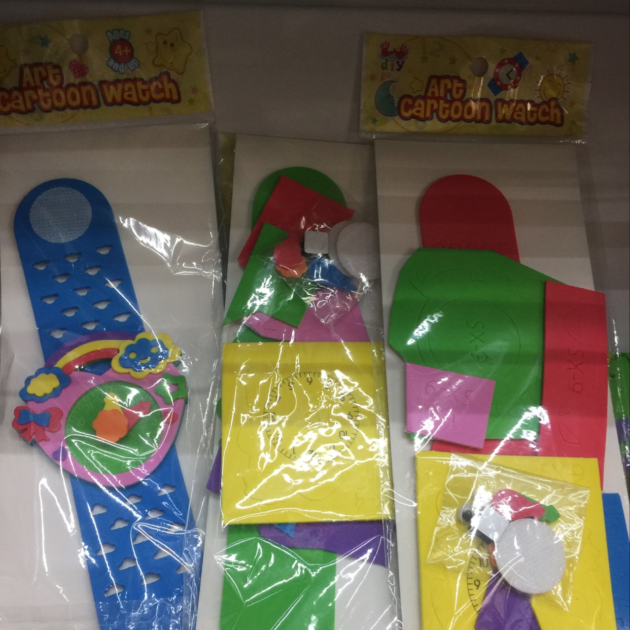 diy手表益智贴画手工制作美劳配件儿童手表