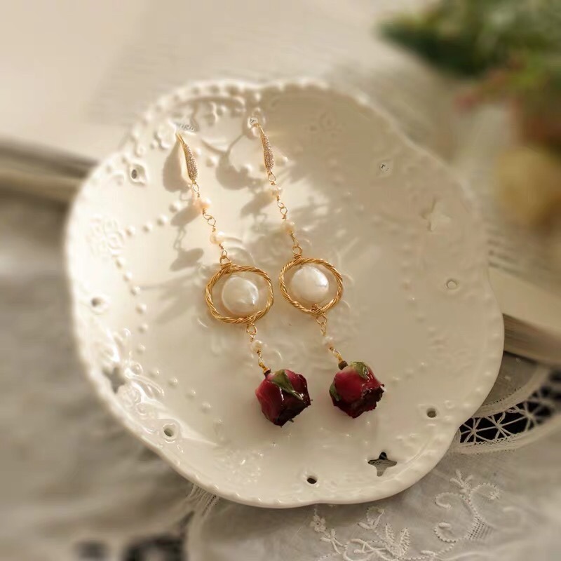 Europe and the United States retro fashion trend temperament with personality holiday earrings