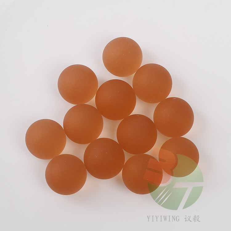 100粒16mm粉红磨砂玻璃球16毫米彩色玻璃球 1.6cm水红打砂弹珠 鱼缸装饰 儿童怀旧玩具 跳棋子弹珠