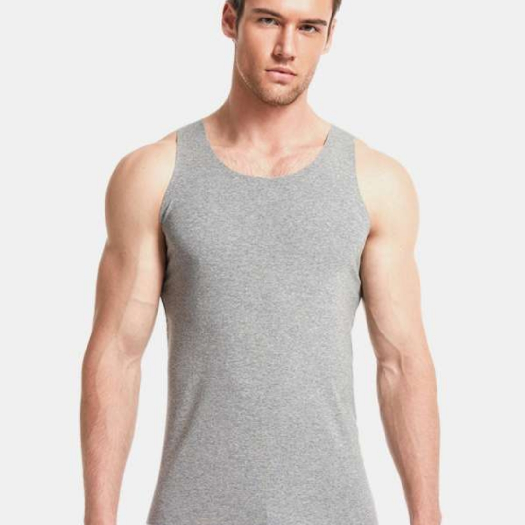 Men's Lycra Vest Comfortable Summer Vest Men's Slim Stretch Base Men's Halter Plus Size Breathable Undershirt Men's Underwear