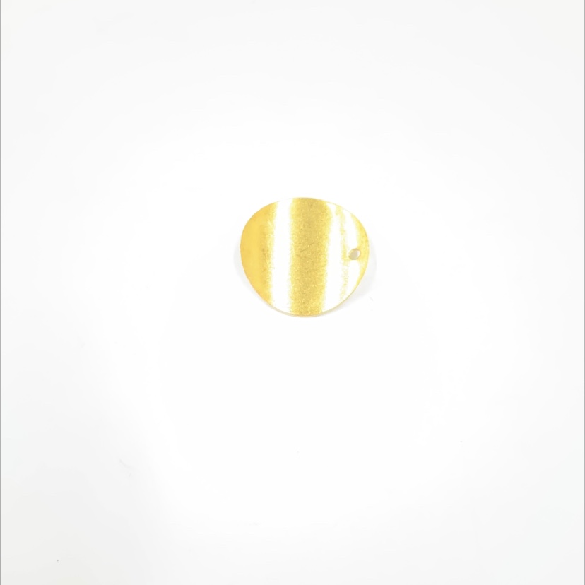 XW07416 Solid disc with one hole in the middle arc