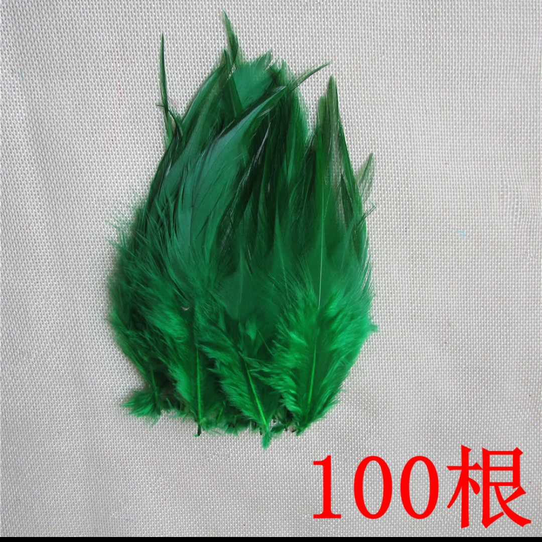 鸡毛白尖3-4英寸处理色