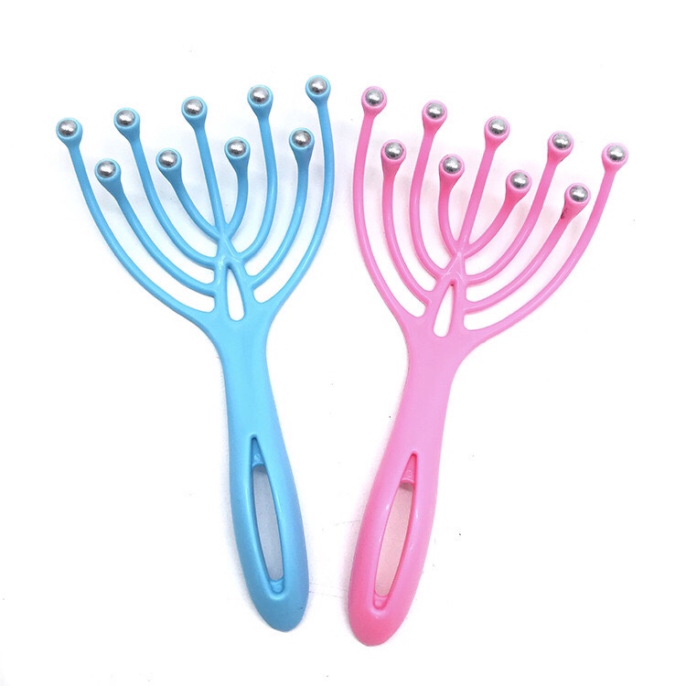 爪爪按摩梳 头部按摩器塑料手持按摩梳