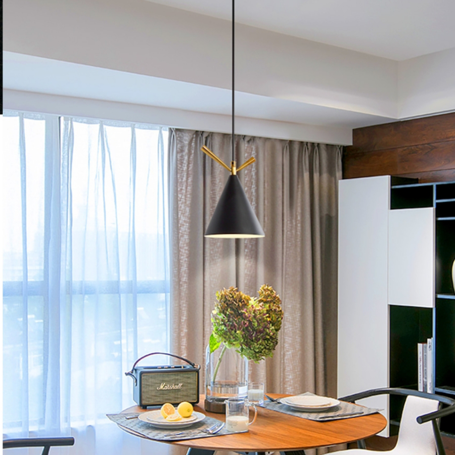 Bedroom, dining room, study, Nordic IKEA single-head chandelier