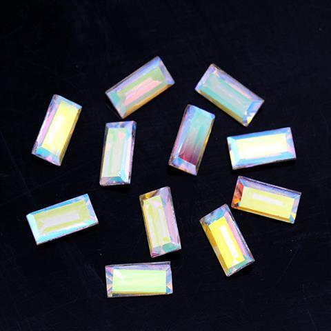 Nail art accessories: Irregular-shaped diamond flat-bottom mixed set, a popular online hit AB color champagne color super shiny water diamond Japanese nail art accessory 1482 detail image 5