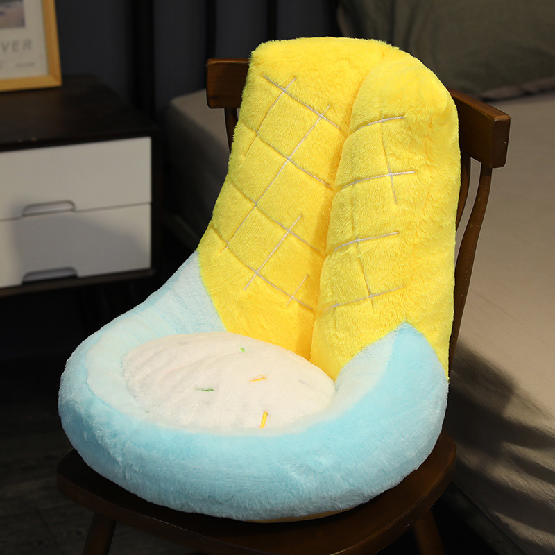 Ice cream cushion, a must-have for prolonged sitting, chair cushion, super soft backrest, thickened for students, a new and unique gift detail image 9