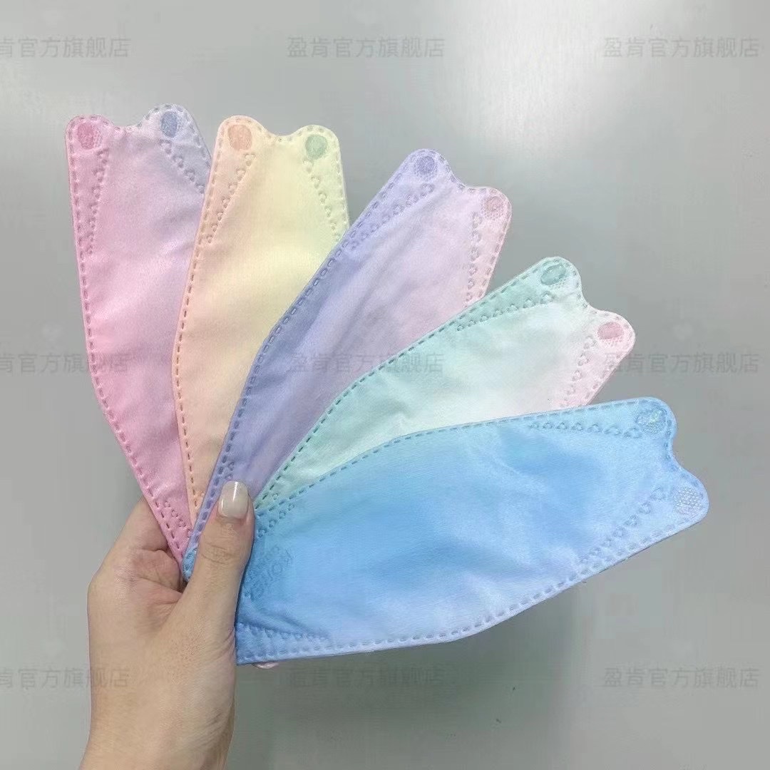 Multi-color three-dimensional non-woven fabric mask detail image 6