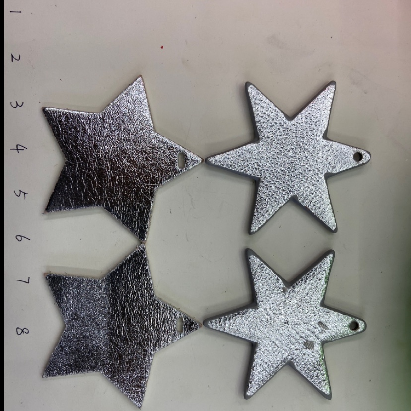 Estrellas de plata colgantes arte belleza accesorios influencers estilo explosivo DIY estrellas mismo estilo