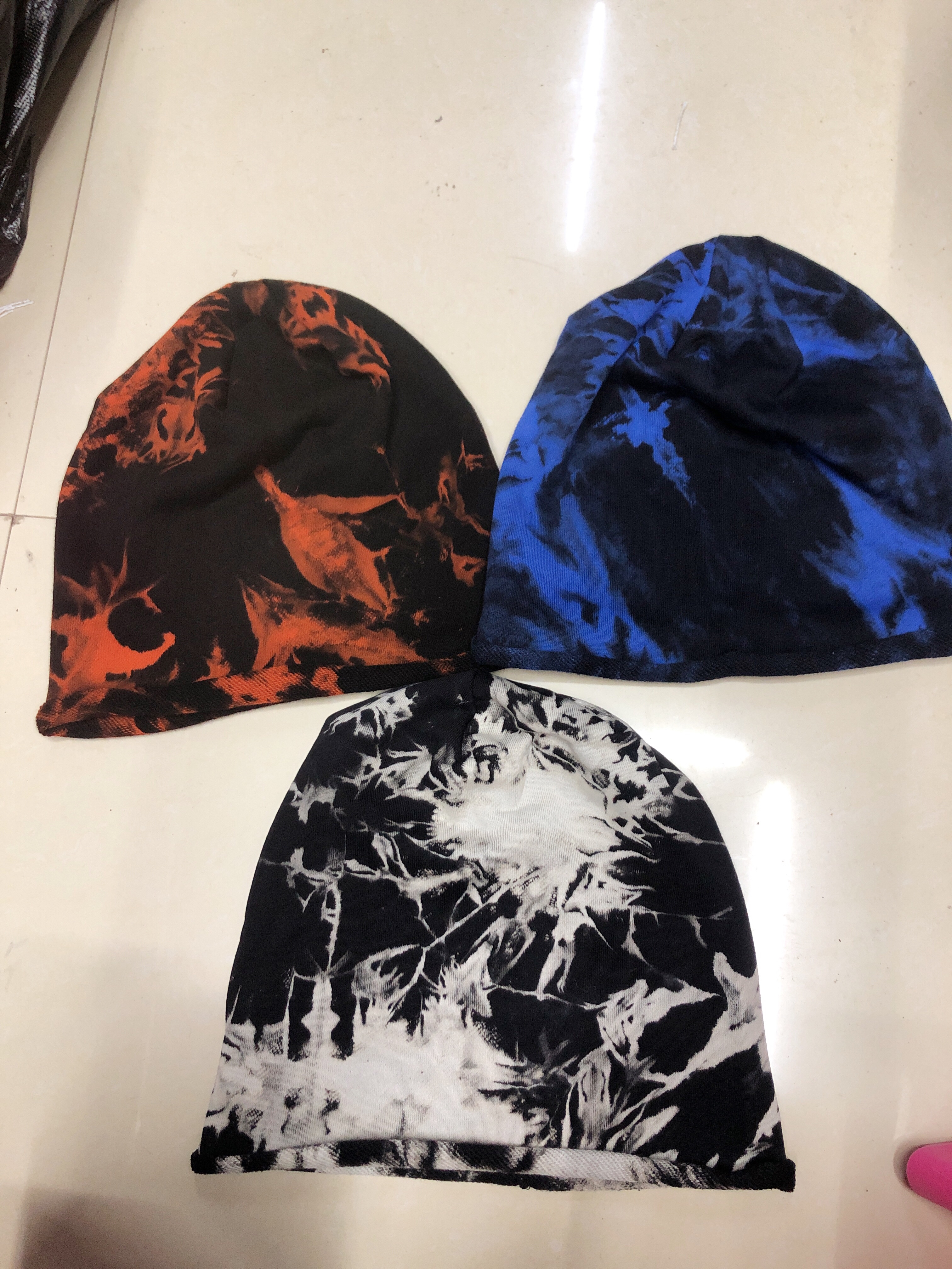 A popular streetwear hat for women, a versatile woolen hat for autumn and winter, a thin headpiece, a Korean-style trendy Japanese knitted pile hat for men, 002 Item Picture