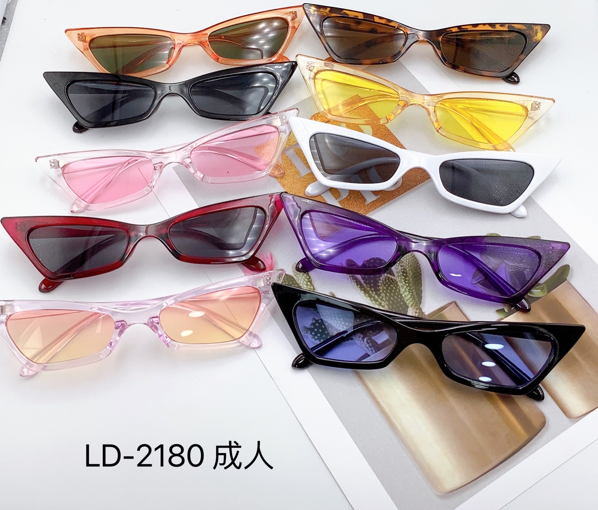نظارات شمسية متعددة الأضلاع للبالغين، نظارات شمسية هورية، LD2180 detail image 1