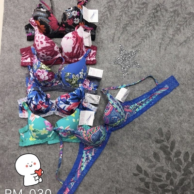 Totem Print Fashion Sexy Thin Bra Collection 2021