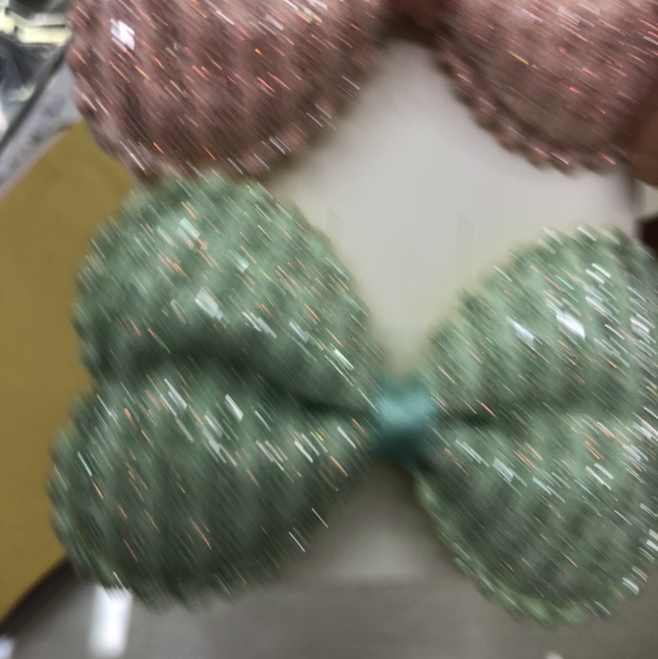 The golden thread bow tie 53 style autumn and winter plush flower duckbill clip new forest-themed style