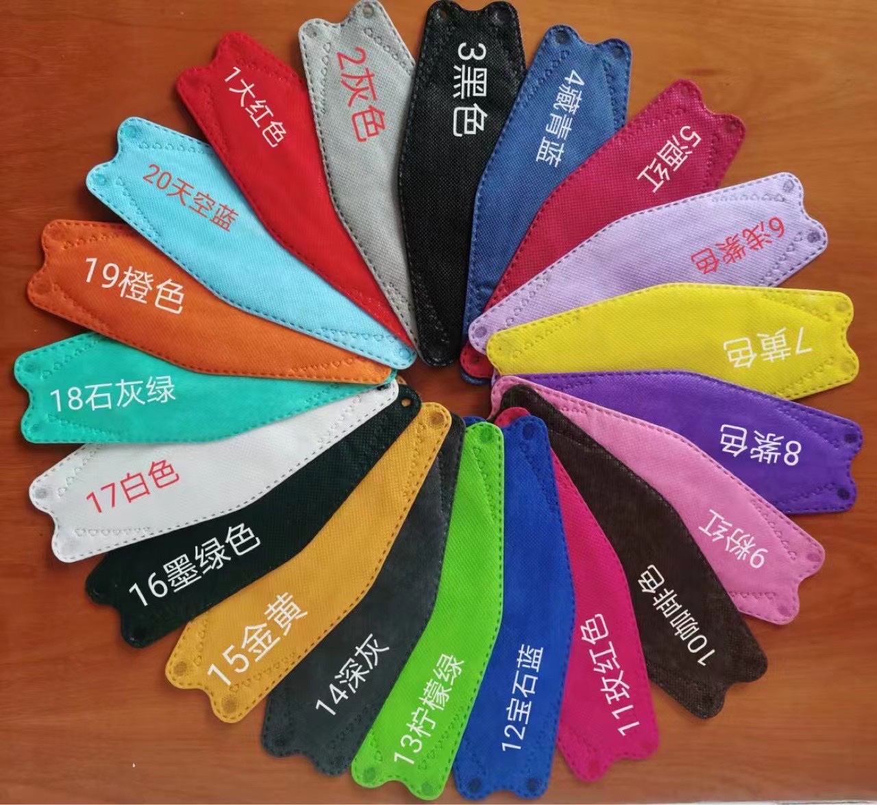 Multi-Color Non-Woven Mask Application Scenario