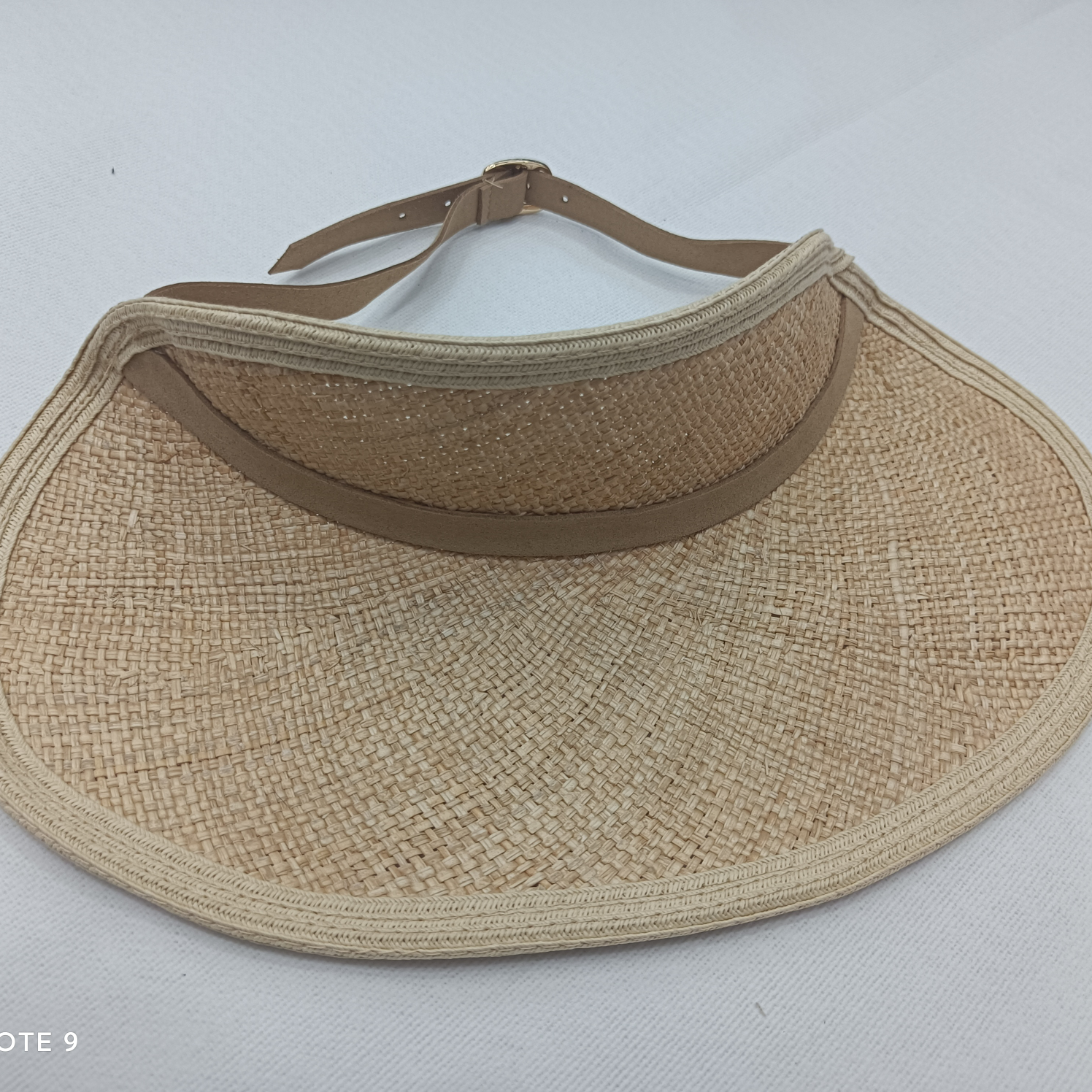 Natural Straw Headband Hat With Empty Top