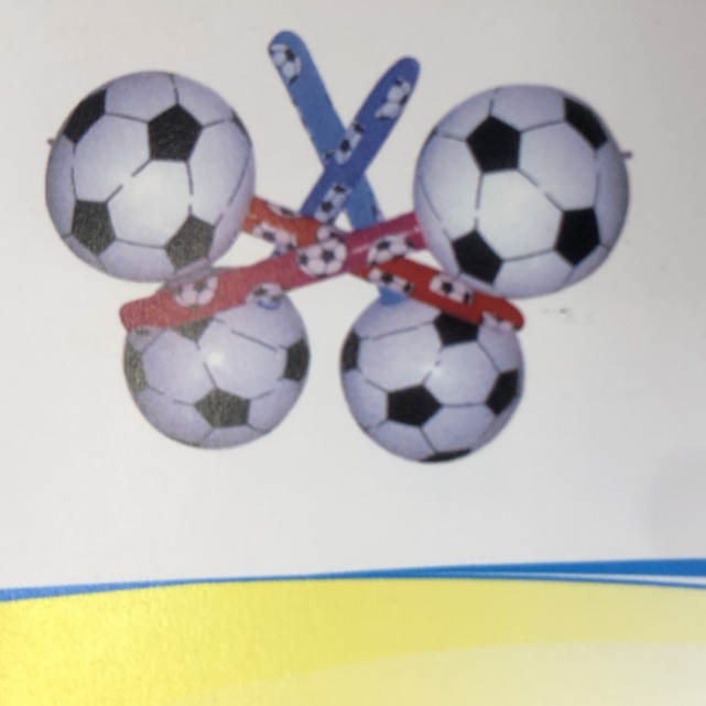 Football lollipop, small animal PVC