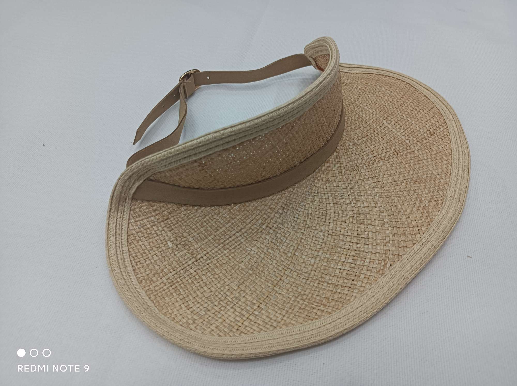 Natural Straw Headband Hat With Empty Top details Picture