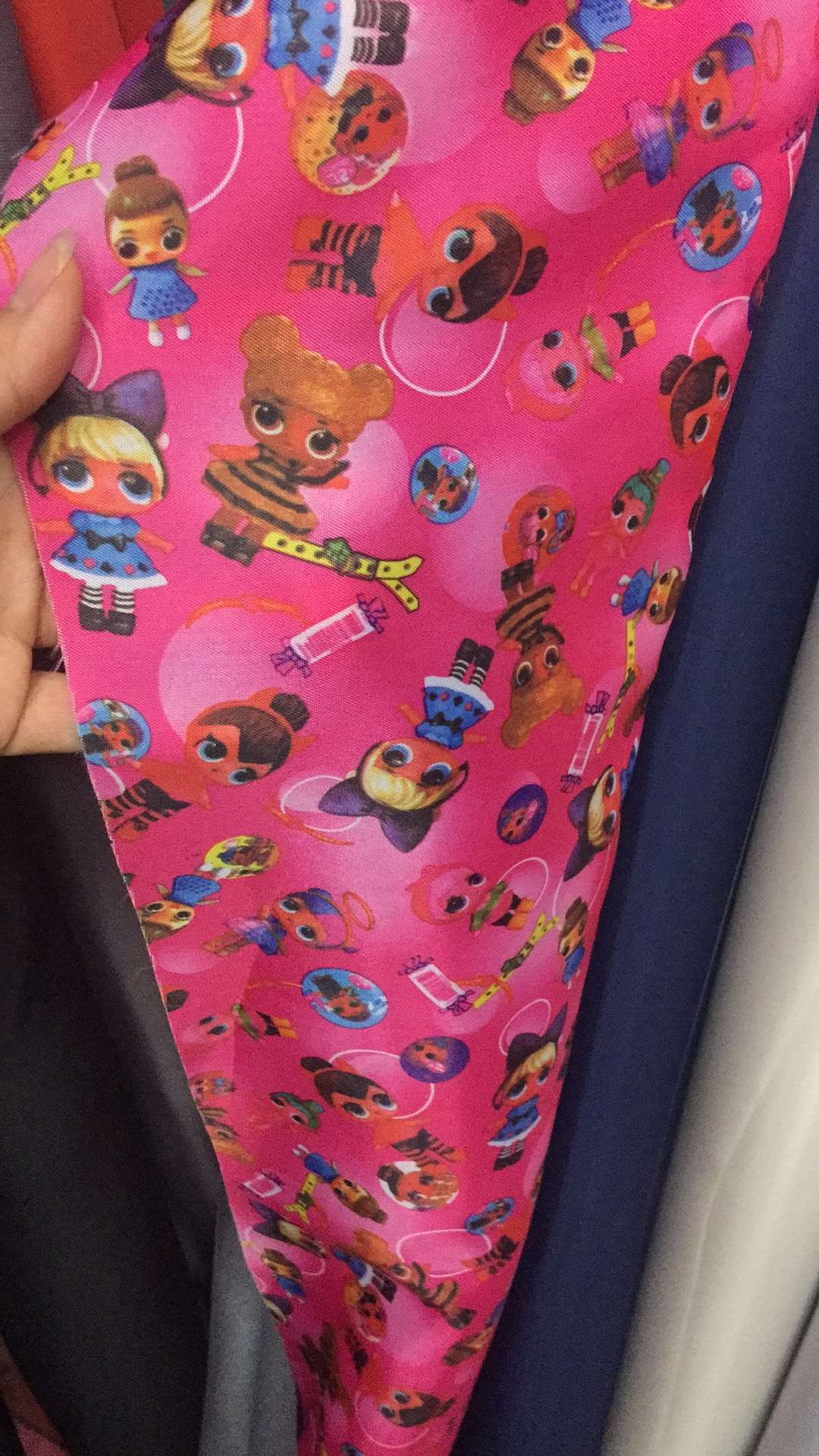 厂家直销全网热销现货网红印花布儿童帐篷布家居化妆收纳旅行环保箱包面料里布产品图