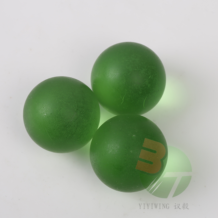 20 pieces of 25mm green transparent frosted glass balls, 2.5cm transparent green frosted marbles, 2.5cm green light balls, frosted glass beads, fish tank decoration round balls, nostalgic toys, egg bullet beads wholesale