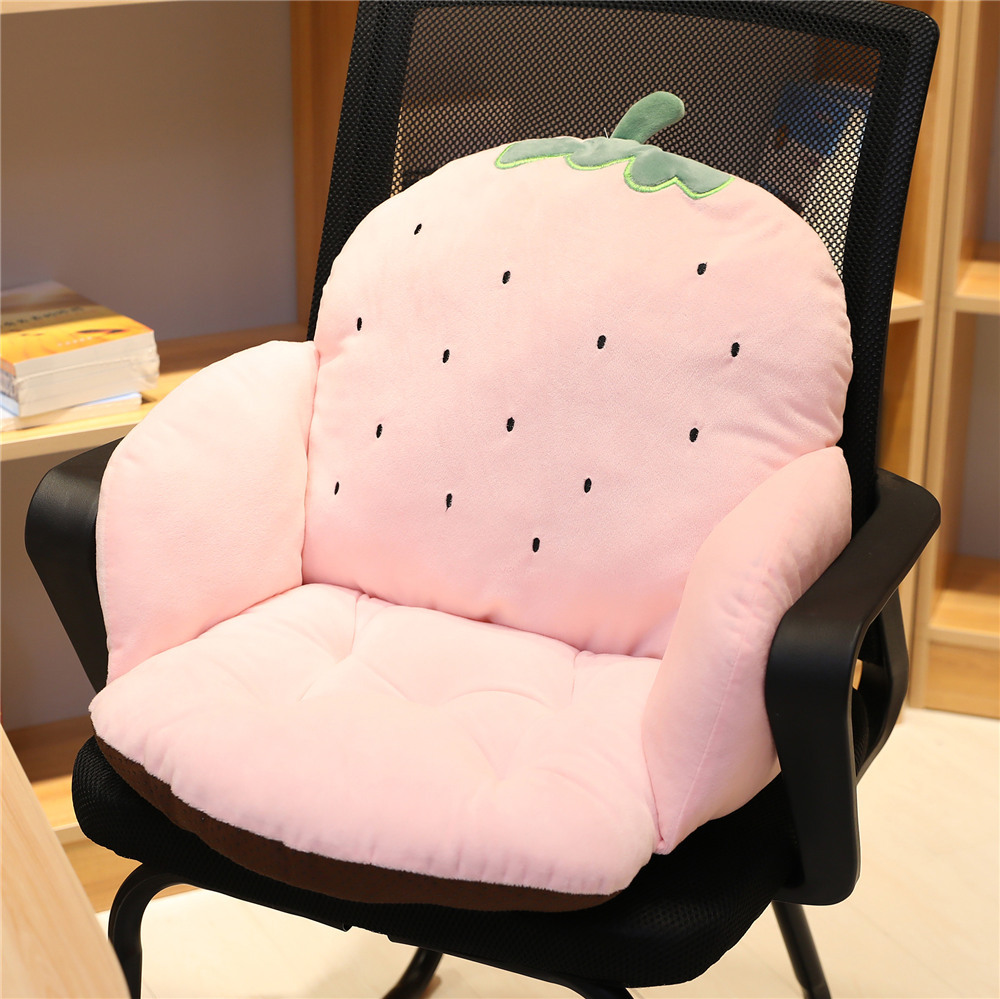 ins cute cartoon animal fruit semi-enclosed seat cushion, office anti-slip seat cushion custom-made detail image 9