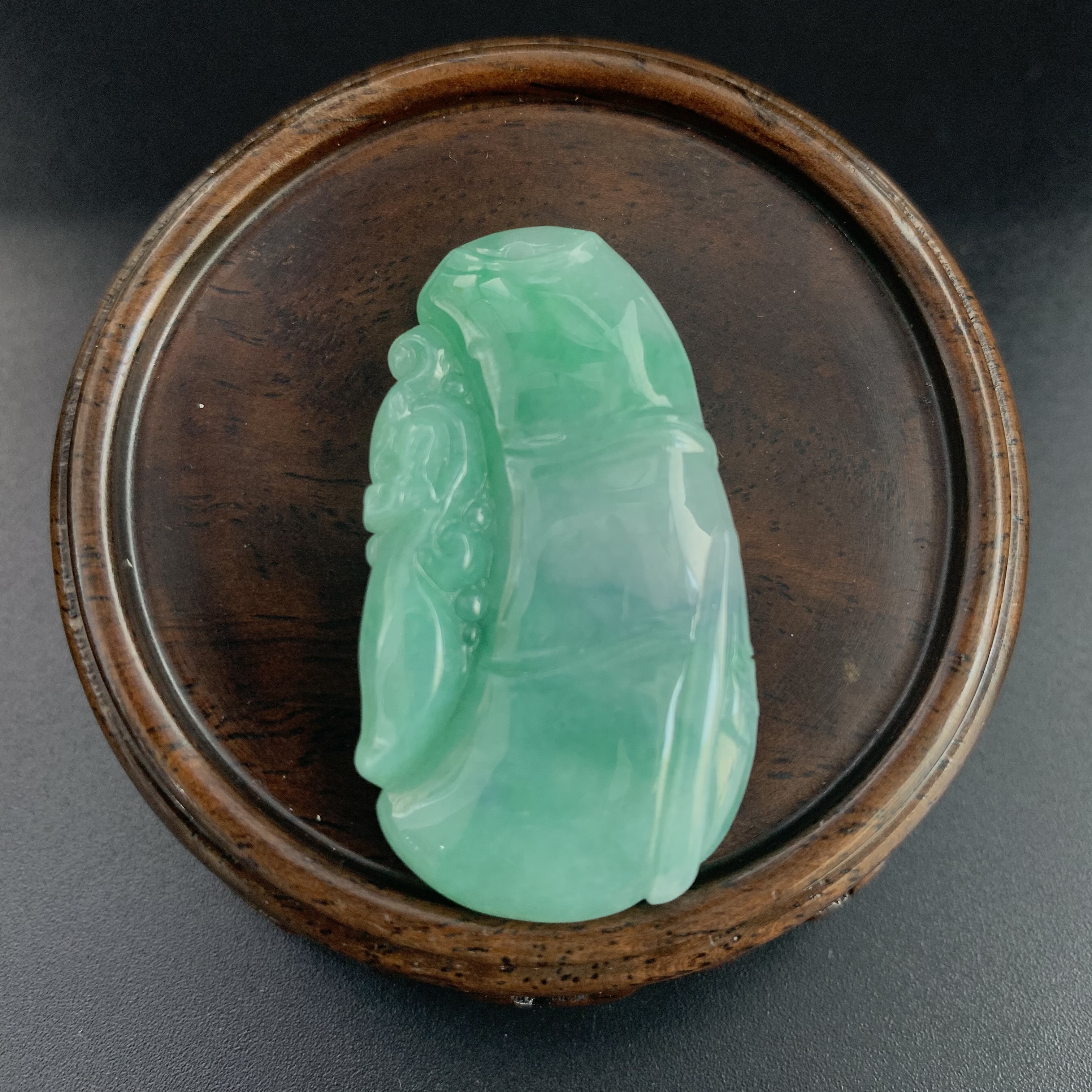 Oriental Jade Natural Myanmar Jade A Cargo Delicate Knots High Pendant Neck Decorated With Jade Jewelry Specification drawing