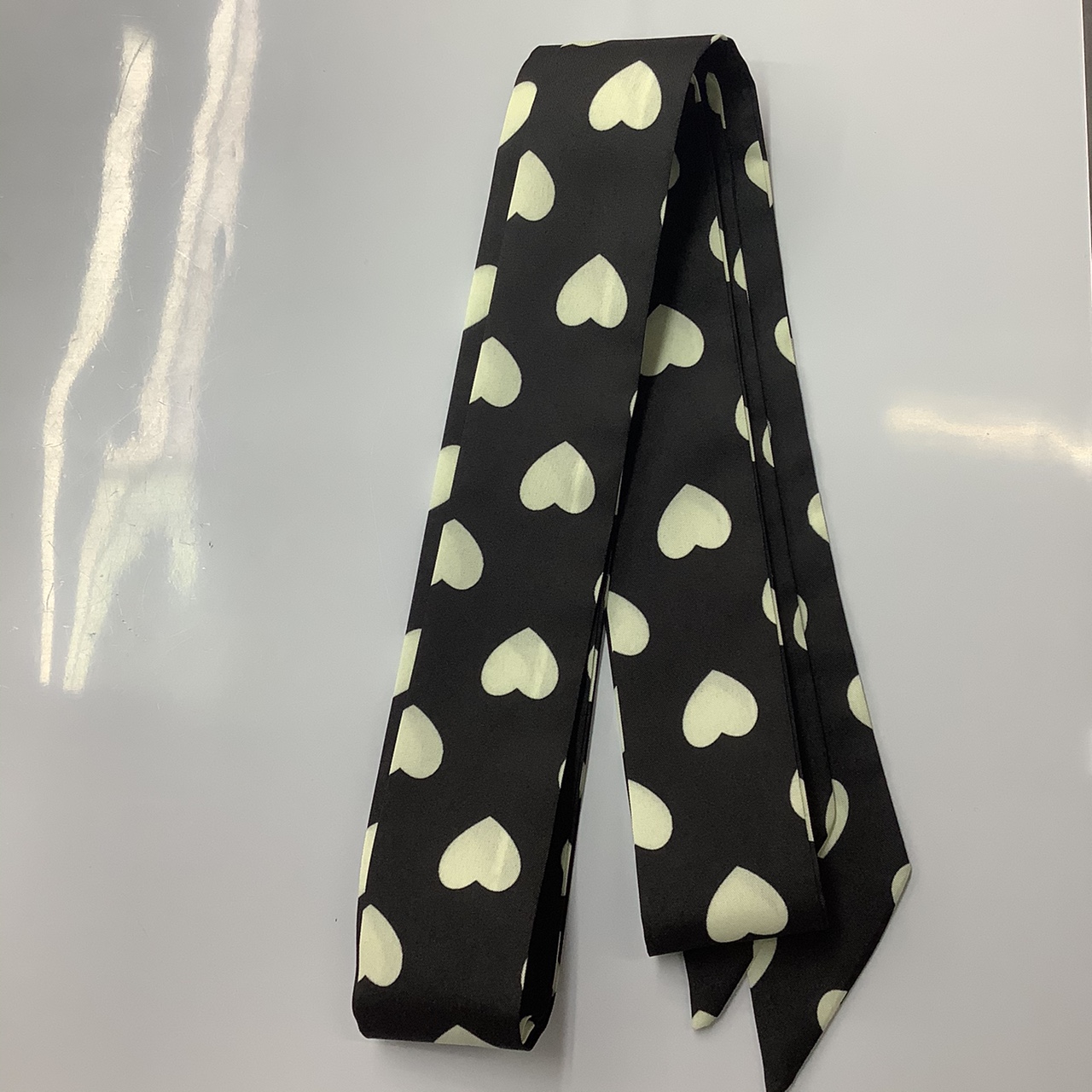 Yuhan Accessories Long Silk scarf Headband Women's hair Tie Headband Vintage French Headband Headband Headband 09 full figure