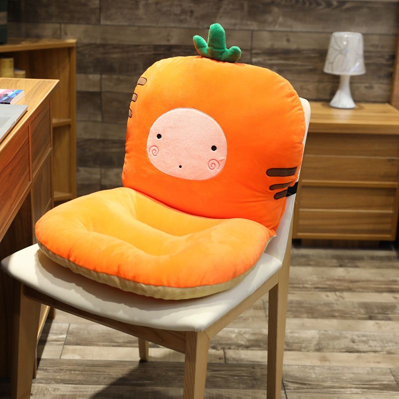 Cartoon seat cushion, backrest, integrated chair cushion, lazy person's seat, office backrest cushion, dormitory detail image 10