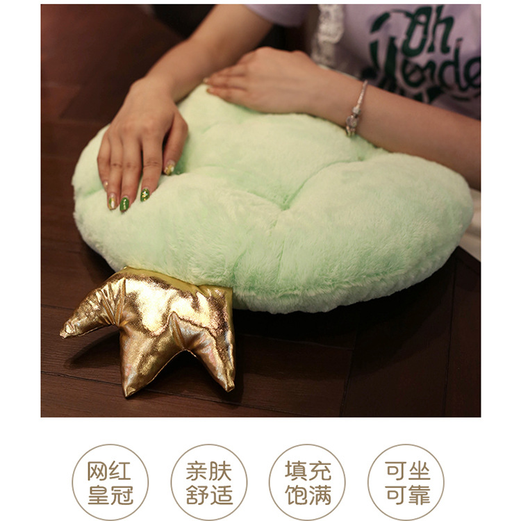 皇冠坐垫办公室椅子椅垫学生凳座垫毛绒汽车女美臀软垫子详情图7
