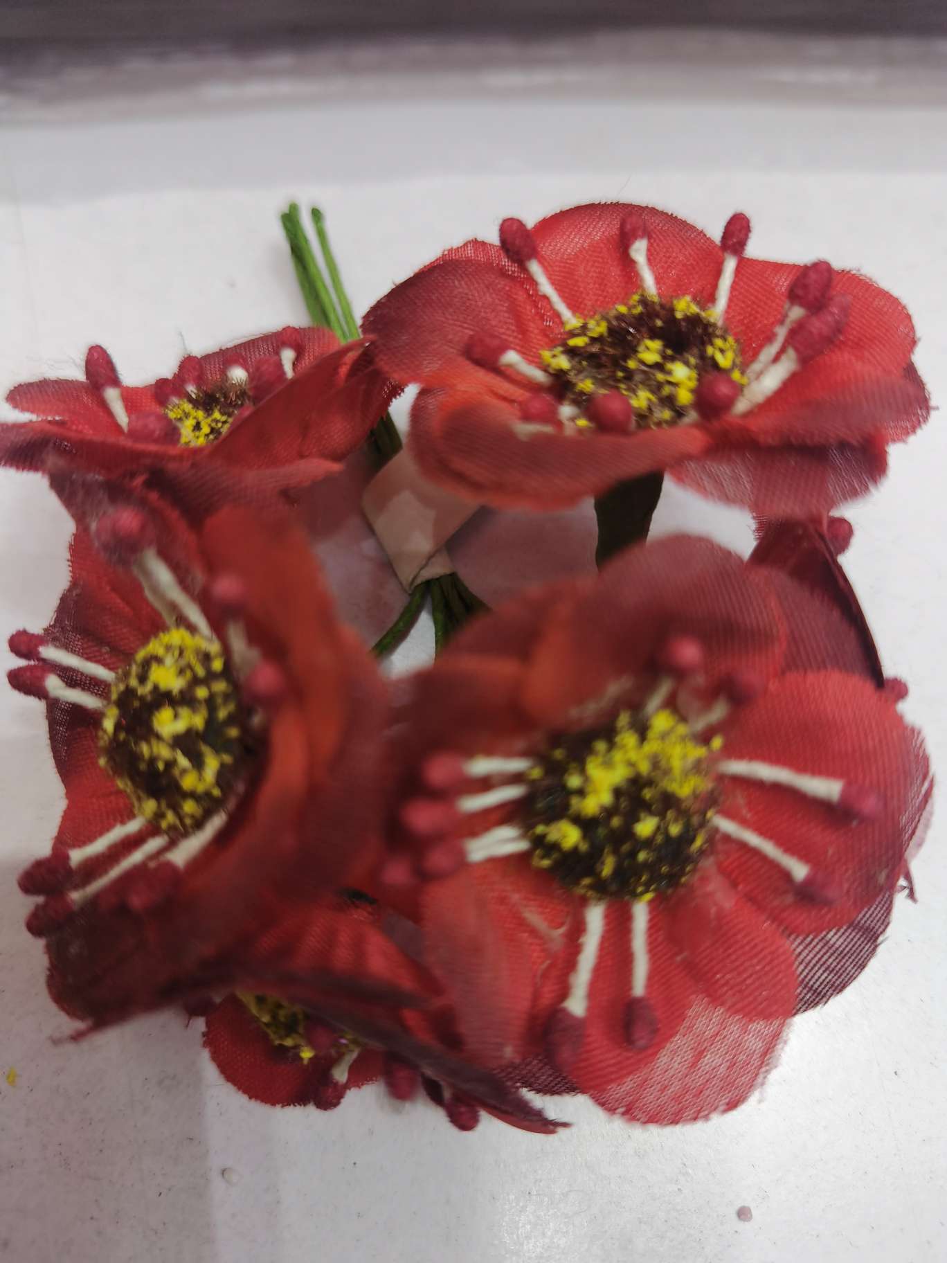 Black-haired heart flower details Picture