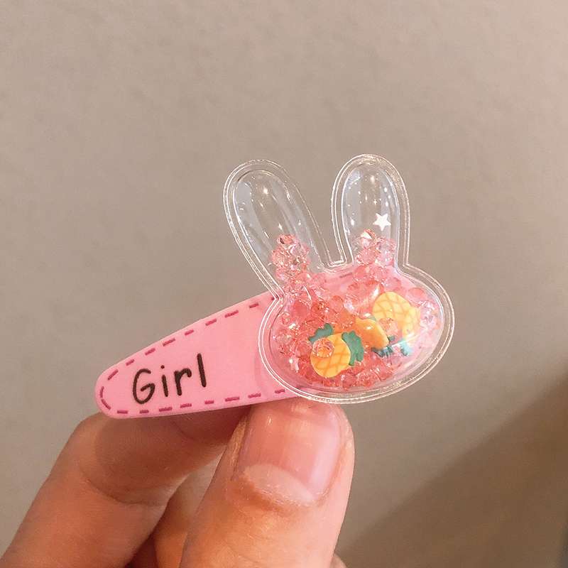 Cute hair clip for girls Kids Side bangs Clip Quicksand Korean BB Hair Clip for Girls Hair Clip does not hurt hair accessories 11 details Picture