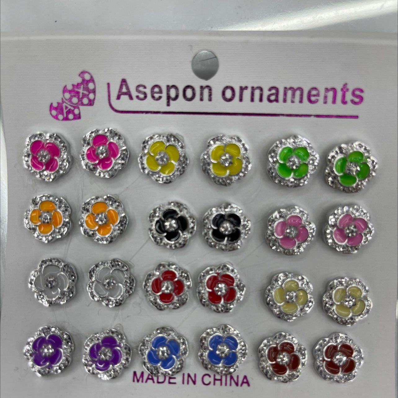 爱信饰品新款韩版耳饰花朵耳钉新款百搭款5306-1