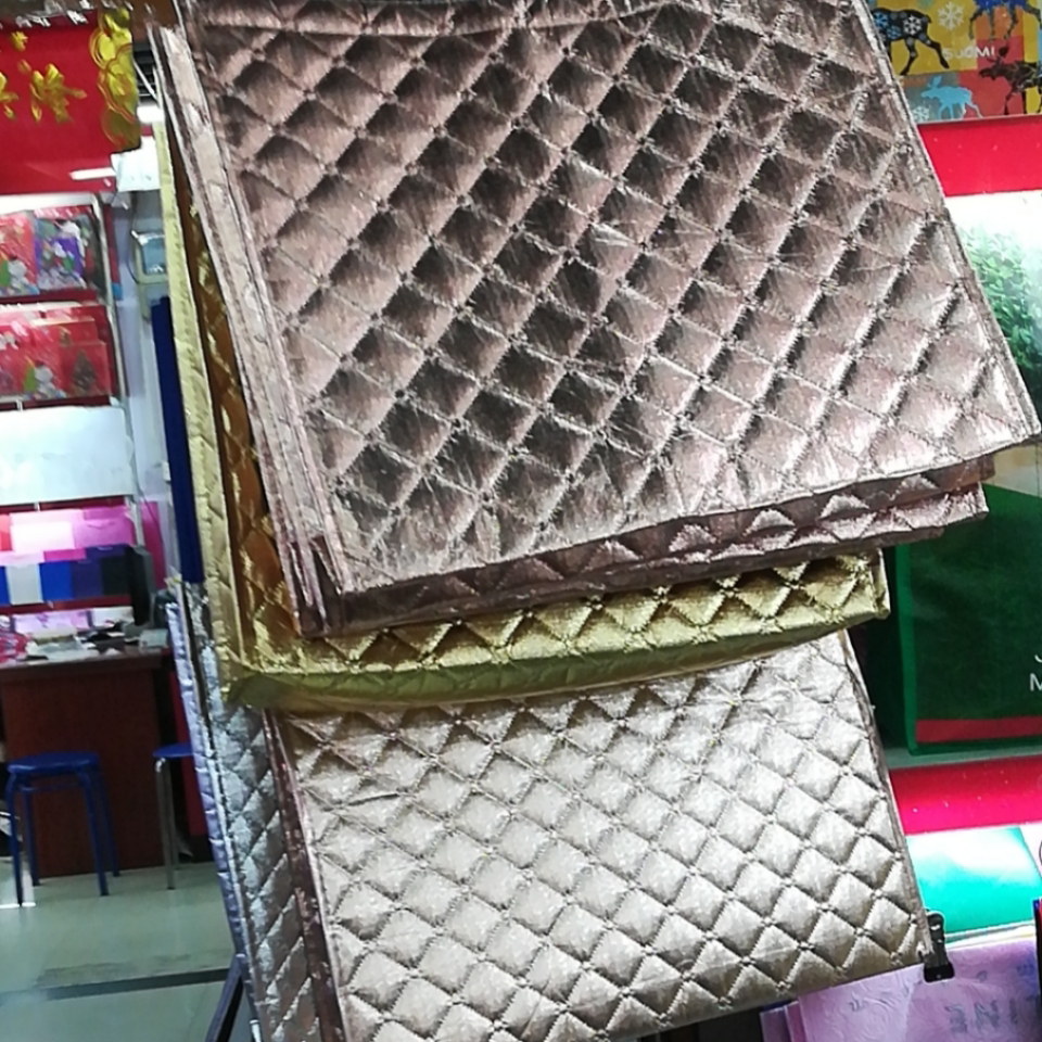 Cotton embossed bag