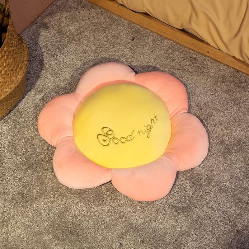 Carpet cushions, cute girls, ins, soft cushions on the floor in the bedroom, plush living room, lazy tatami, suitable for sitting, flower floor cushions detail image 1