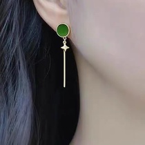 Retro ethnic style with all the small fresh holiday long earrings
