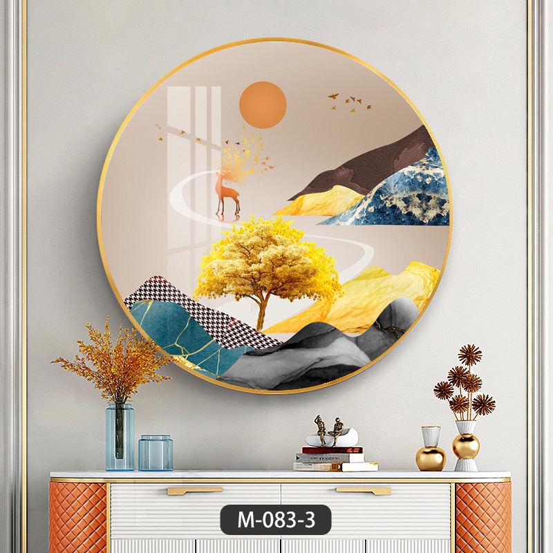 Crystal and gold foil decorative painting IV