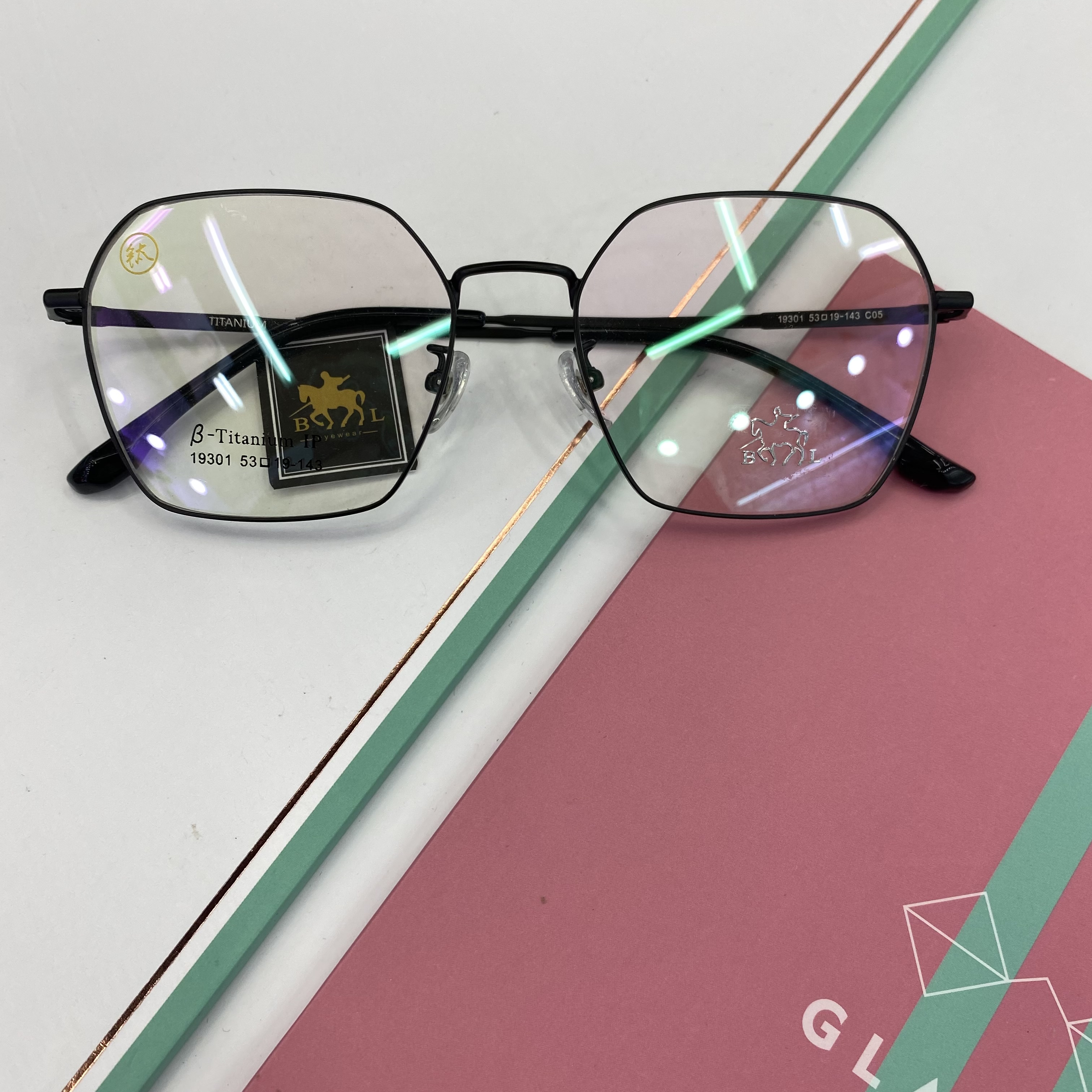 Con espejo gafas de miopía estudiante chica coreano chung puede ser con grado ultra ligero retro marco redondo gran cara delgada marco de ojos planos details Picture