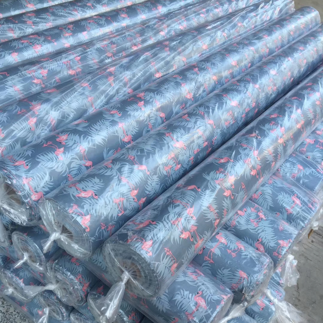 厂家直销全网热销现货网红斜纹PVC印花防水牛津布家居化妆收纳旅行环保箱包面料